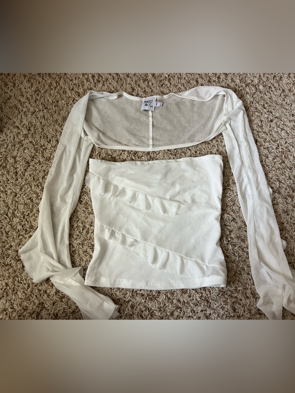 Princess Poll Tube Top w/sleeves